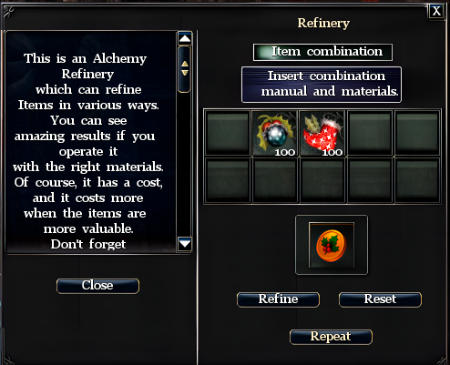 Christmas refinery exchange